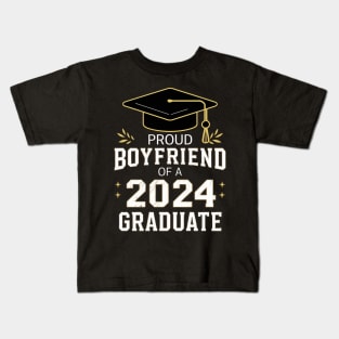 Proud boyfriend of a 2024 graduate Kids T-Shirt